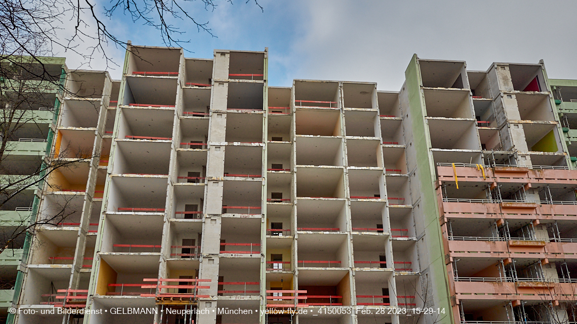 28.02.2023 - Sanierung in der Kurt-Eisner Straße Neuperlach